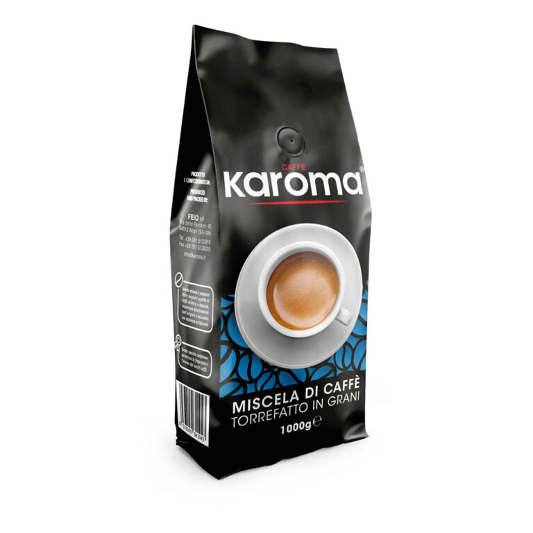 KAROMA Kaffee Cremoso, 50% Robusta/ 50% Arabica, Packung  1 Kg.