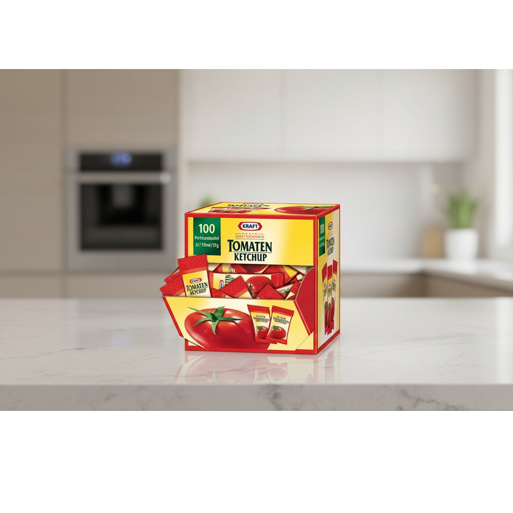 Kraft Tomatenketchup 100x15ml – Portionsbeutel