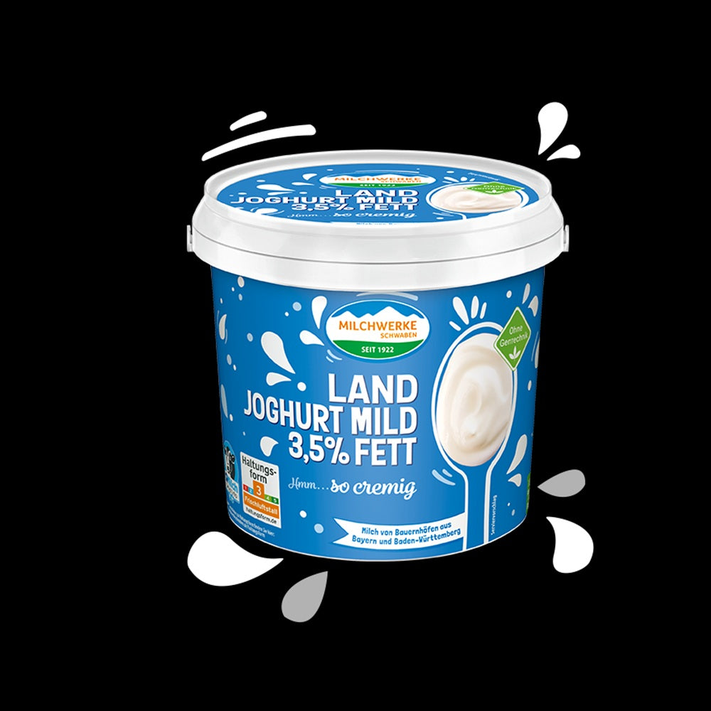 Weideglück Landjoghurt mild 3,5% Fett 1kg