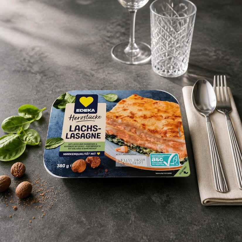EDEKA Herzstücke ASC Lachslasagne 2x 380g