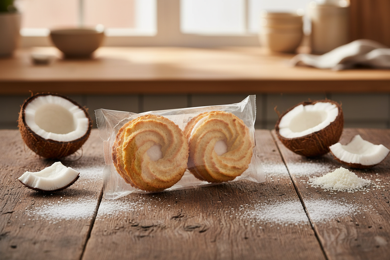 Kokosgebäck 200 g- 6 Kekse