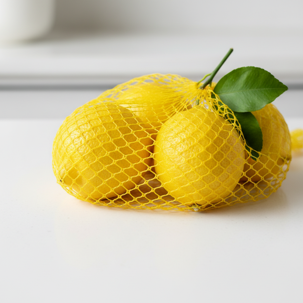 Limoni freschi nella rete