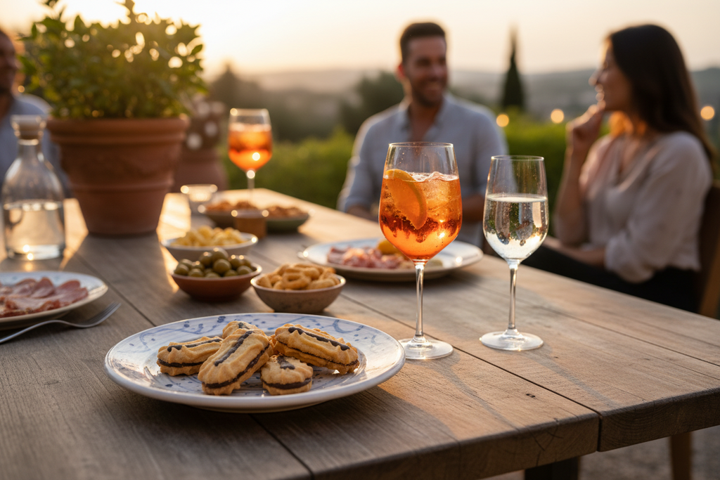 15 Lunetta Aperitif-Gebäck