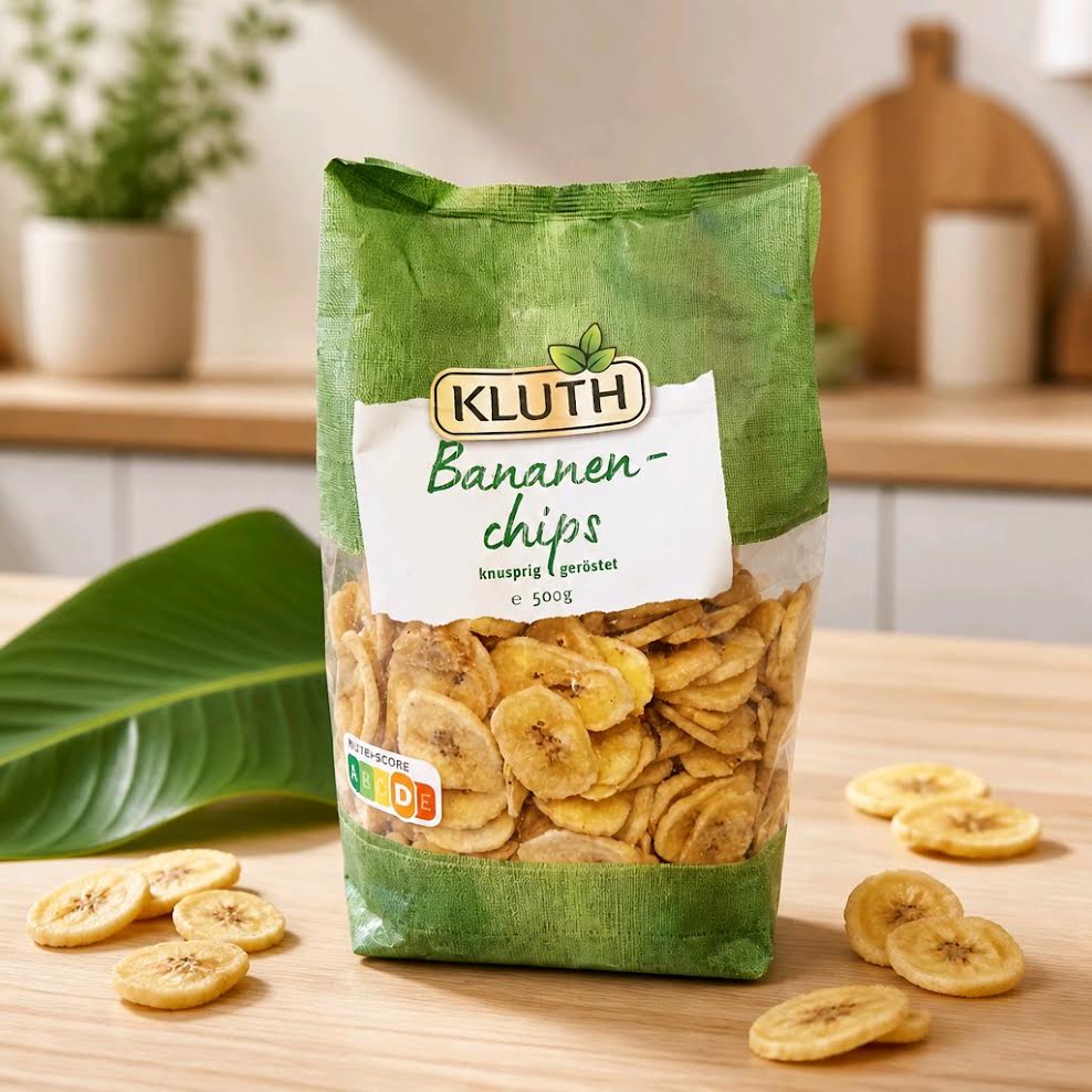 Kluth Bananen-Chips 500g - Geröstet
