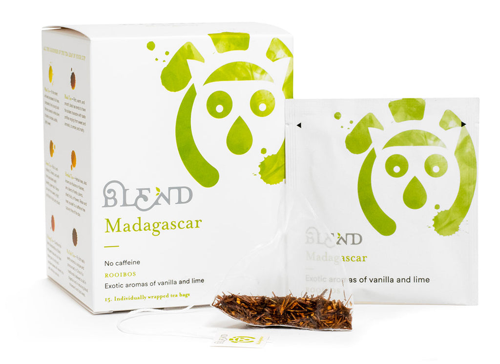 Madagascar   (  Rooibos Tee) — 15 Pyramidenbox