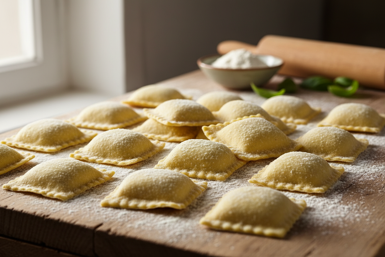 Maxi Ravioli artigianali crudi