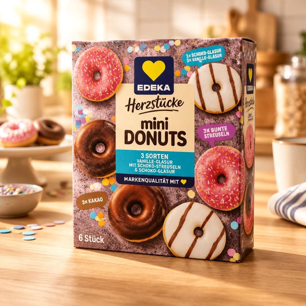 Herzstücke Mini Donuts 273 g – tiefgefroren