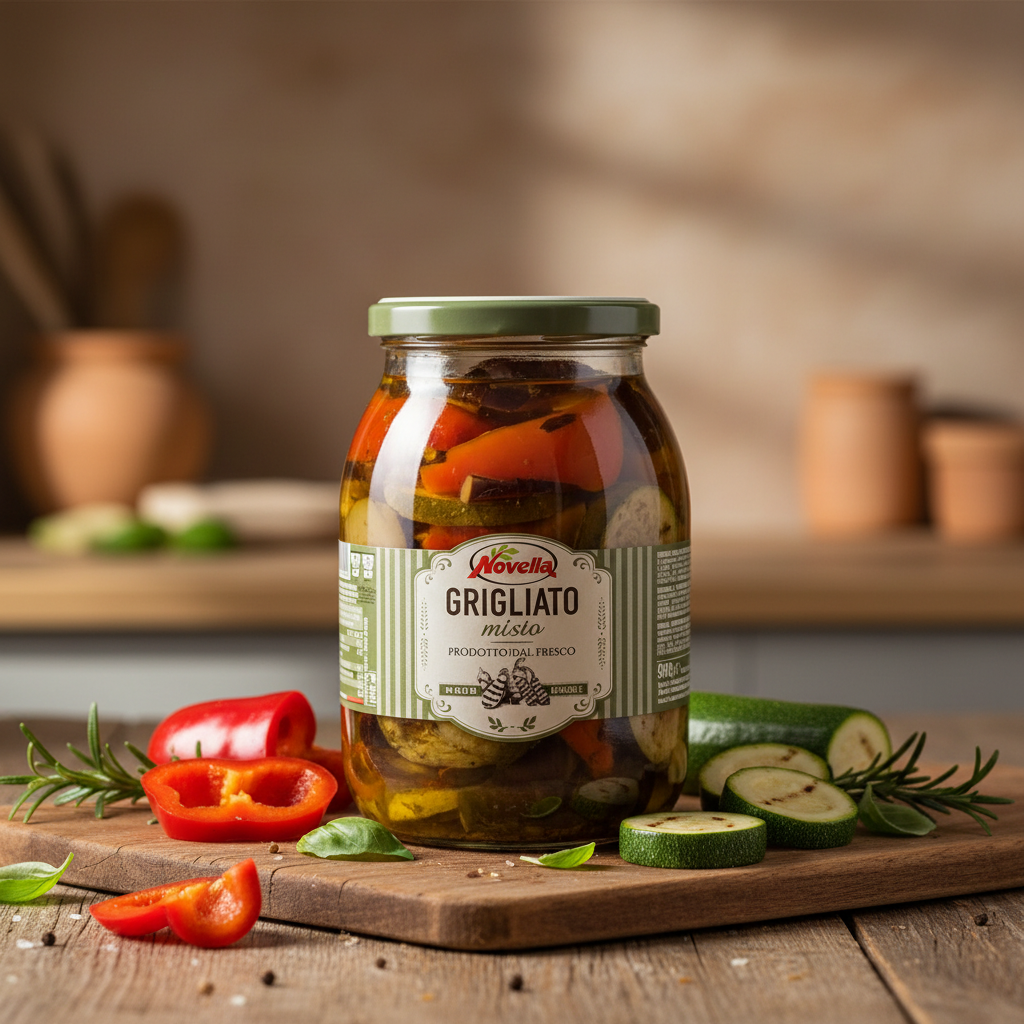 Novella gegrilltes Gemüse in Sonnenblumenöl 980g