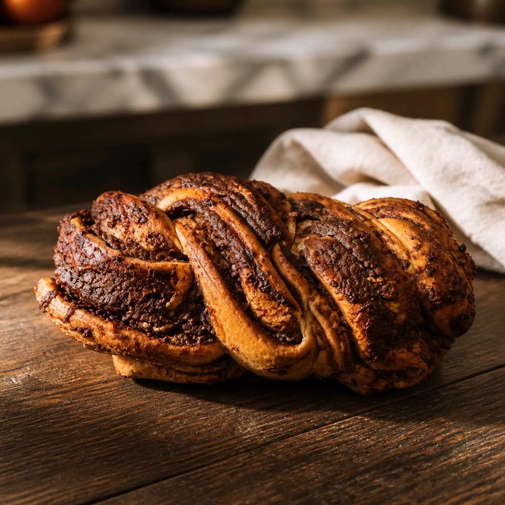 Hefegebäck mit Haselnussfüllung 56% - 500 gr.