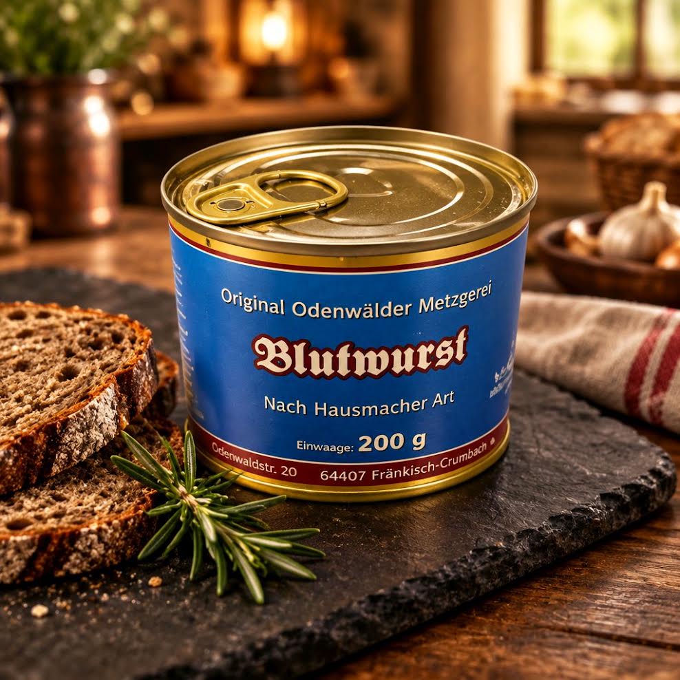Odenwälder Metzgerei Blutwurst – 200 g