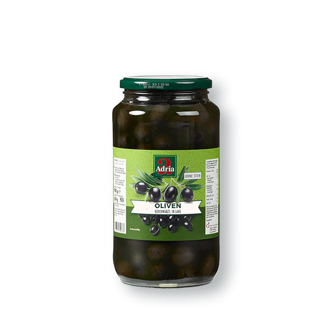 Adria Oliven geschw.o.Stein 28/32 900g