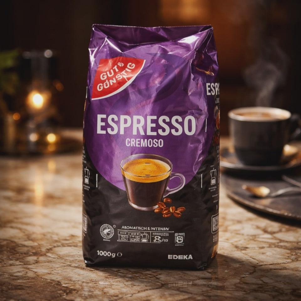 G&G Espresso cremoso ganze Bohnen 1000g