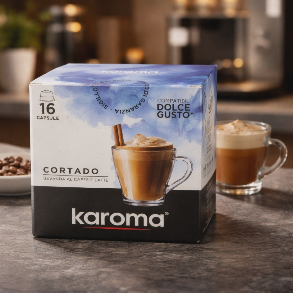 Karoma 16/96 Kapsel CORTADO - kompatible DOLCE GUSTO