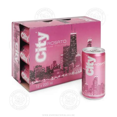 6 Dosen City Rosato - 0,2 lt.