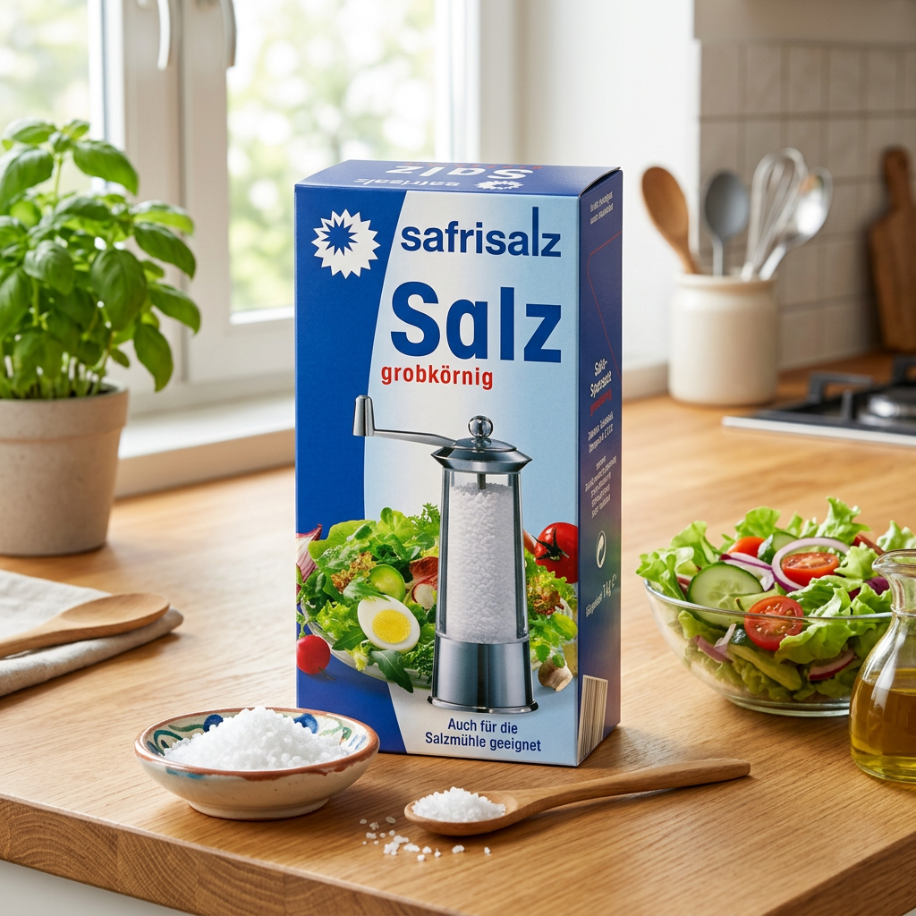Safrisalz Siede-Speisesalz grobkörnig 1 kg