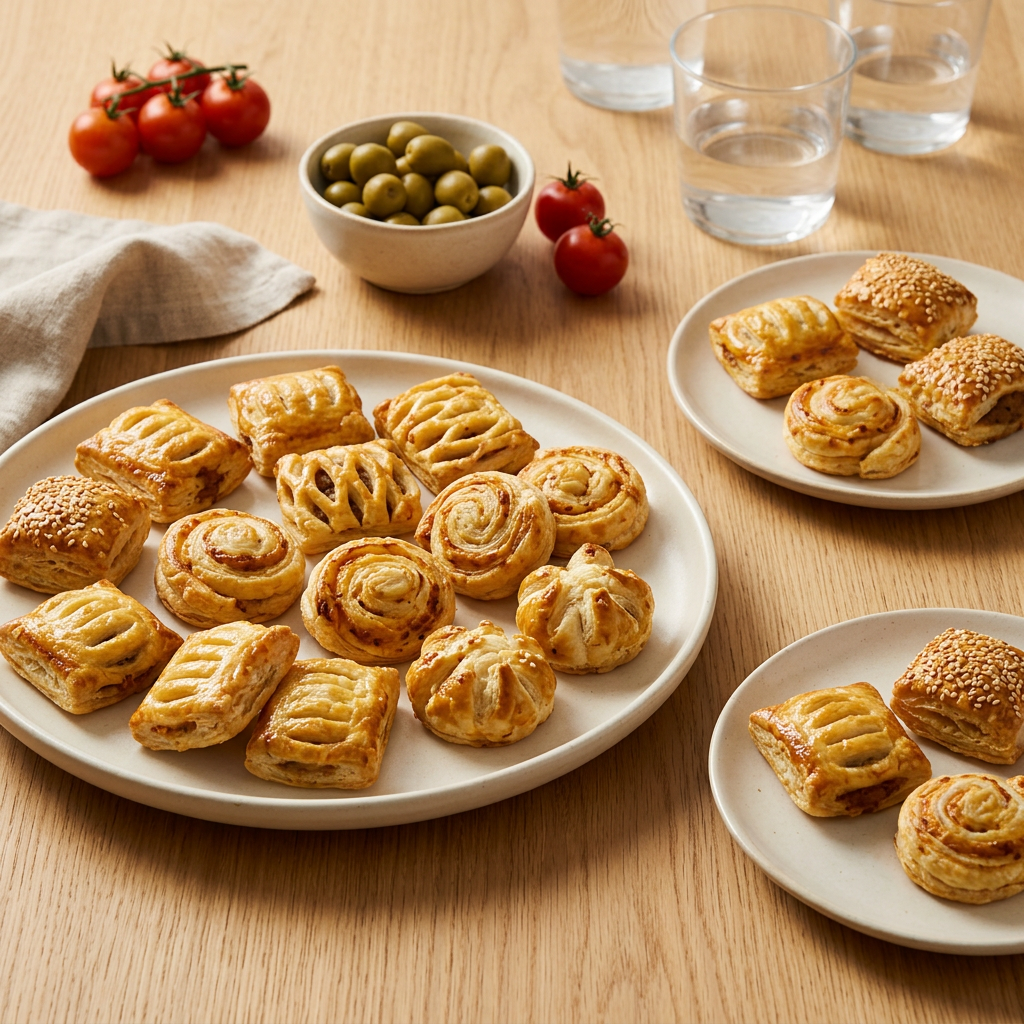 Molco Party Blätterteig-Snack Mix 3 x 30 Pz. x 22g