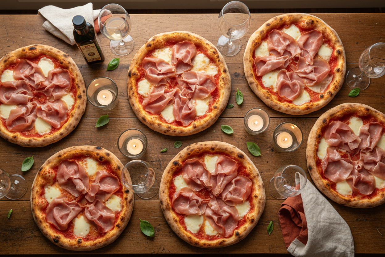 Tavolata 6 Pizze Prosciutto