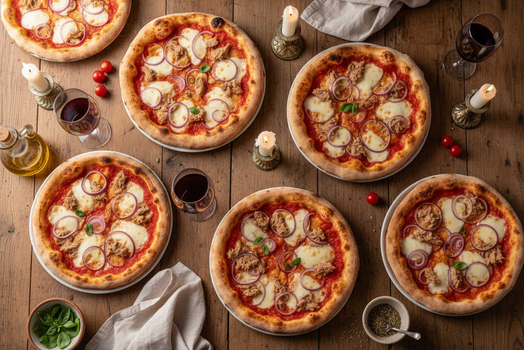 Tavolata 6 Pizze Tonno e Cipolla