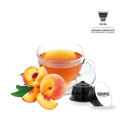 Karoma 16/96 Kapsel TE ALLA PESCA (Pfirsichgeschmack)- kompatible DOLCE GUSTO
