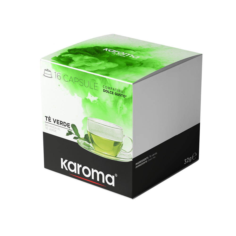 Karoma 16/96 Kapsel TEE (Grüner ) VERDE - kompatible DOLCE GUSTO