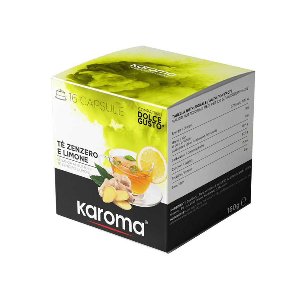 Karoma 16/96 Kapsel TEE ZENZERO E LIMONE- kompatible DOLCE GUSTO
