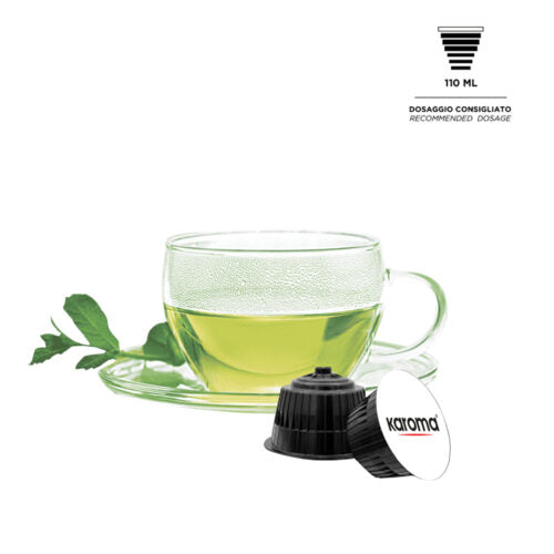 Karoma 16/96 Kapsel TEE (Grüner ) VERDE - kompatible DOLCE GUSTO