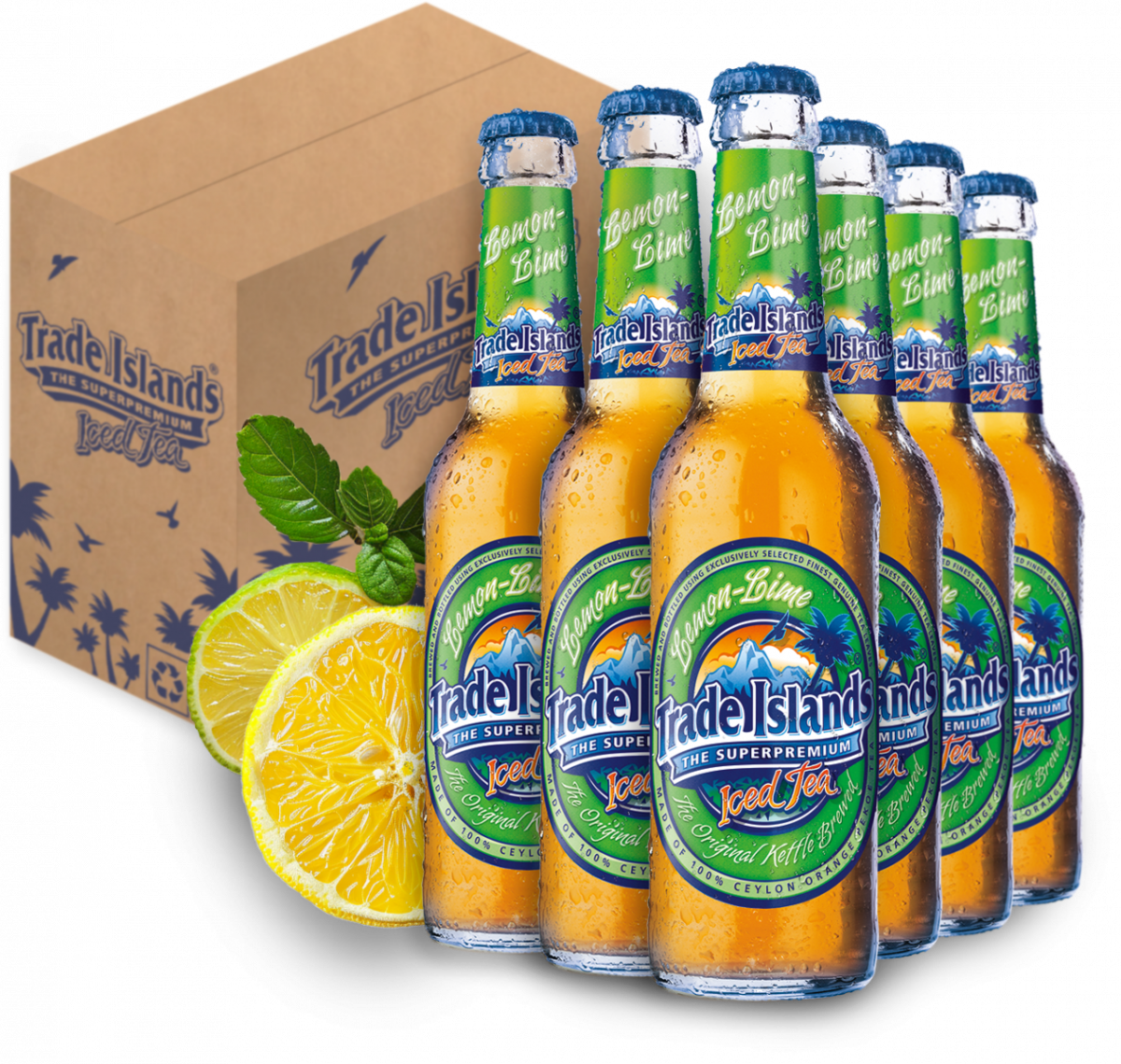Trade Islands Iced Tea - Lemon - Lime 6 Flasche x 0,33 lt.