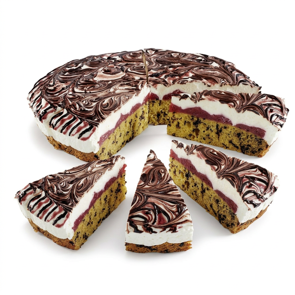 Pfalzgraf Himbeer-Stracciatella-Torte 12ST 1,7kg