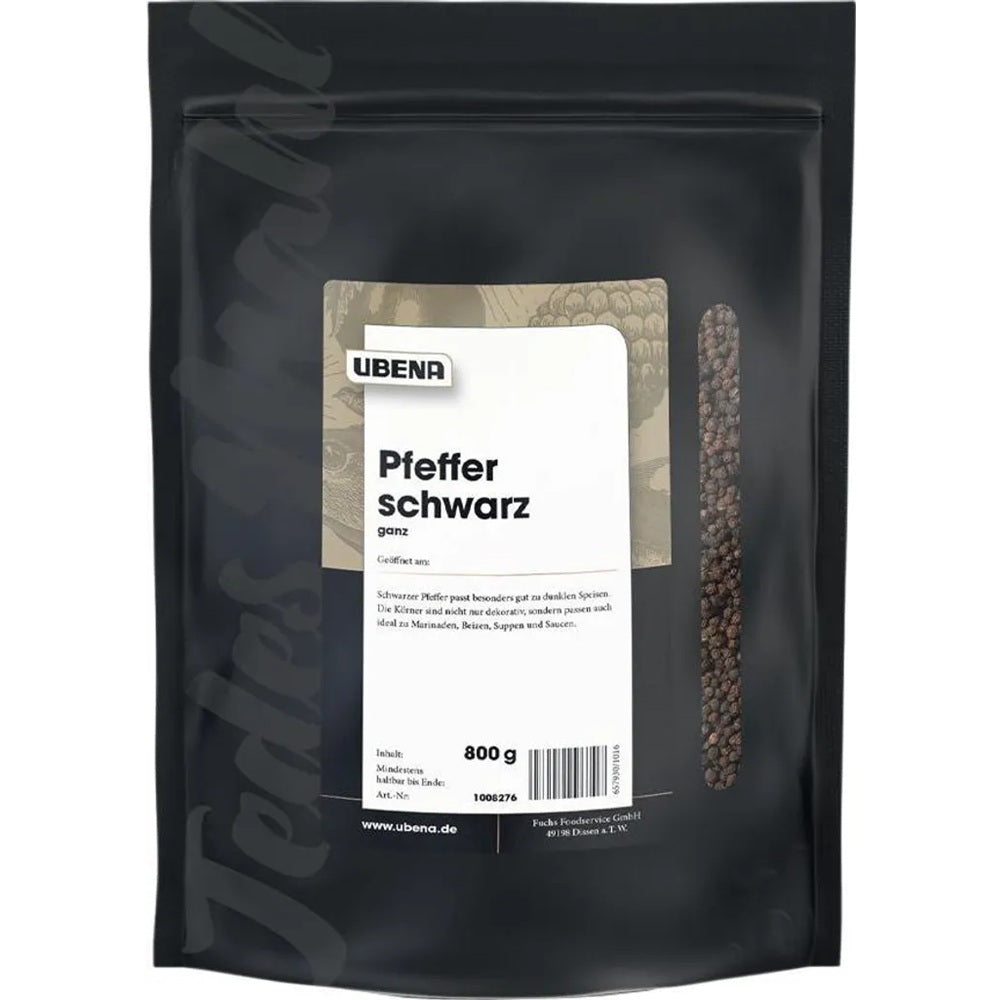 UBENA Pfefferkörner schwarz ganz 800g