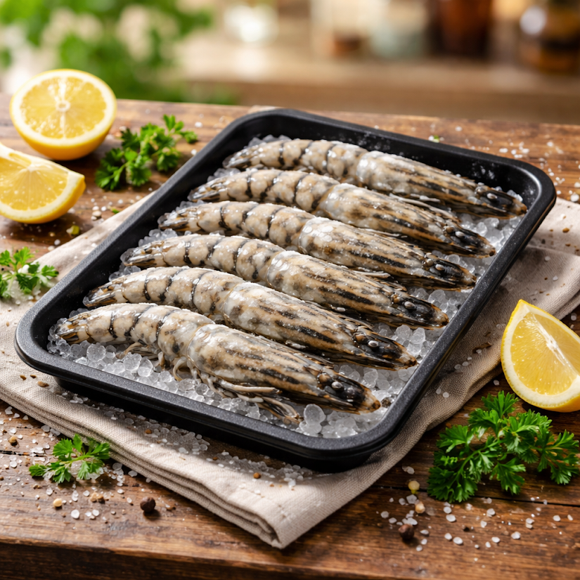 Black Tiger Garnelen 13/15 - Tiefgefroren 800g