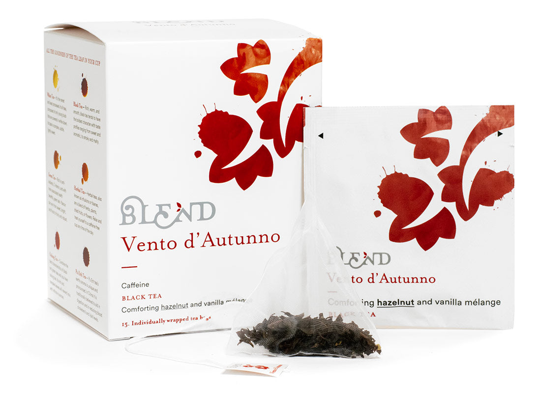Vento D´Autunno (schwarzer Tee) — 15 Pyramidenbox