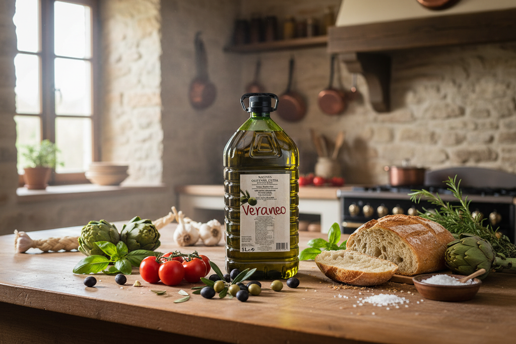 Veraneo Olio EVO in cucina