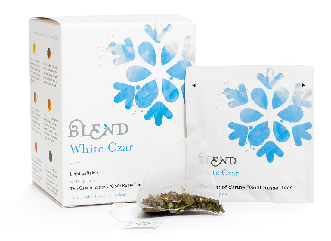 White Czar (Weißer Tee)  - 15 Pyramidenbox