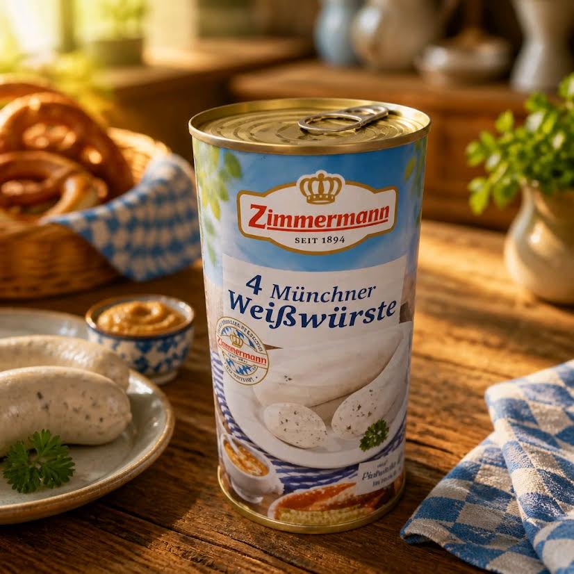 Zimmermann Muenchner Weisswurst 4ST 530g